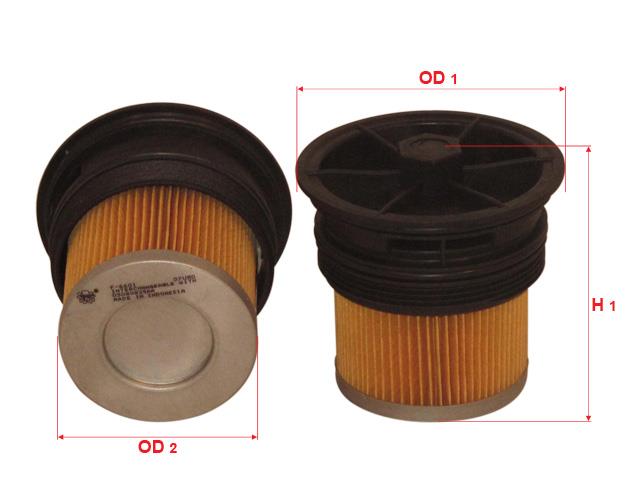 Sakura F-6601 Fuel filter F6601: Buy near me at 2407.PL in Poland at an Affordable price!