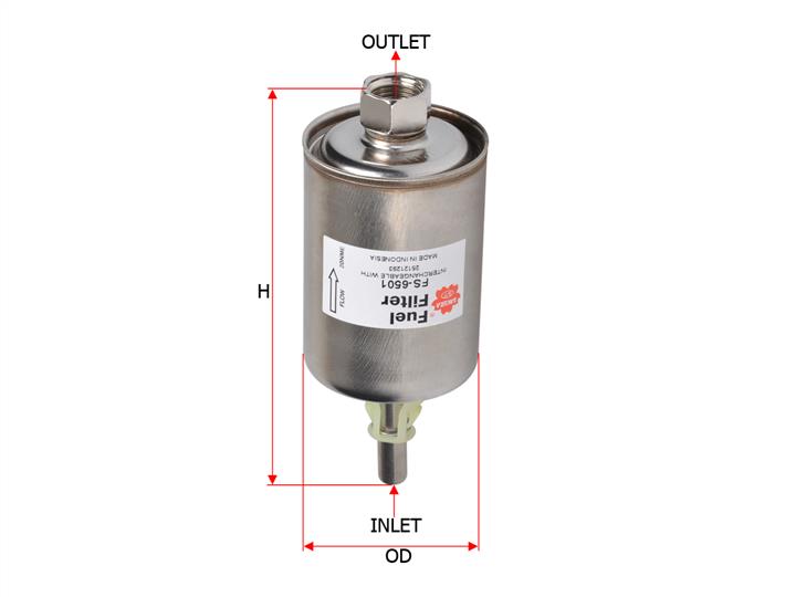 Sakura FS-6501 Fuel filter FS6501: Buy near me at 2407.PL in Poland at an Affordable price!