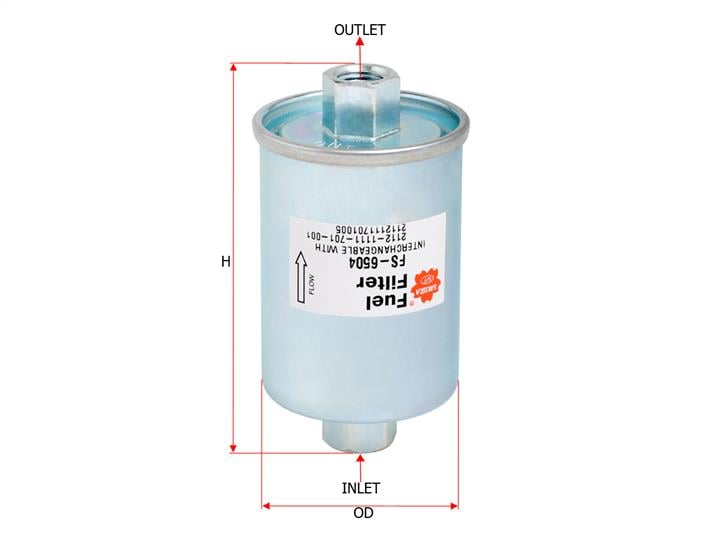 Sakura FS-6504 Fuel filter FS6504: Buy near me in Poland at 2407.PL - Good price!