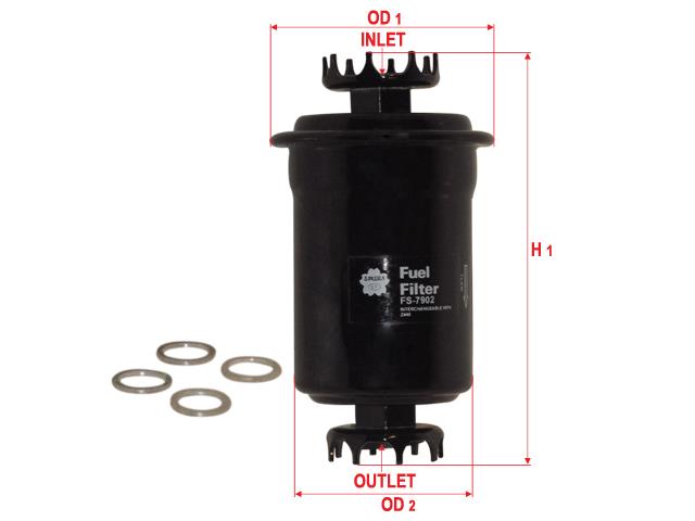 Sakura FS-7902 Fuel filter FS7902: Buy near me at 2407.PL in Poland at an Affordable price!
