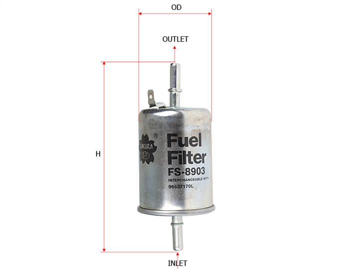 Sakura FS-8903 Fuel filter FS8903: Buy near me at 2407.PL in Poland at an Affordable price!