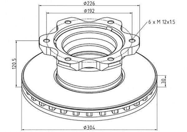 PE Automotive 016.660-00A Rear ventilated brake disc 01666000A: Buy near me in Poland at 2407.PL - Good price!