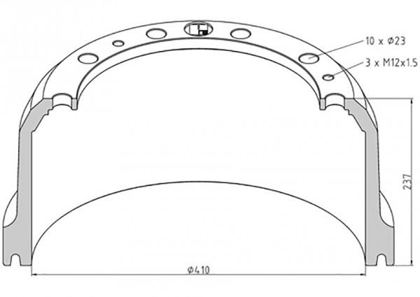 PE Automotive 016.502-00A Brake drum 01650200A: Buy near me in Poland at 2407.PL - Good price!