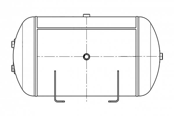 PE Automotive 076.515-00A Air Tank, compressed-air system 07651500A: Buy near me in Poland at 2407.PL - Good price!