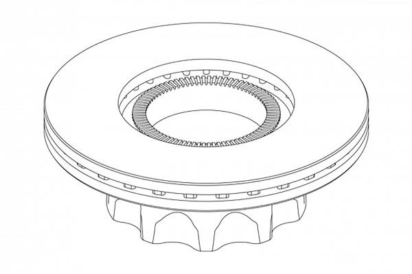 PE Automotive 036.125-10A Rear ventilated brake disc 03612510A: Buy near me in Poland at 2407.PL - Good price!