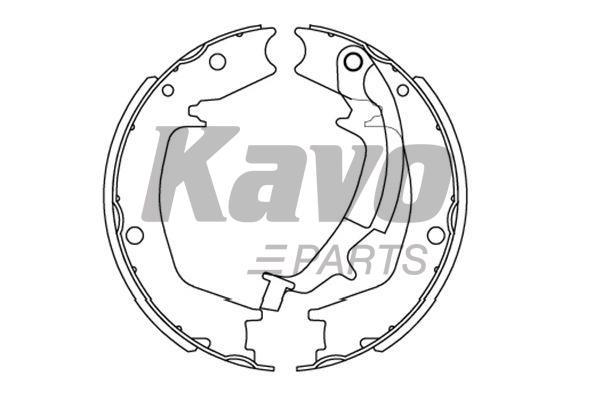 Kavo parts Колодки тормозные барабанные, комплект – цена 95 PLN