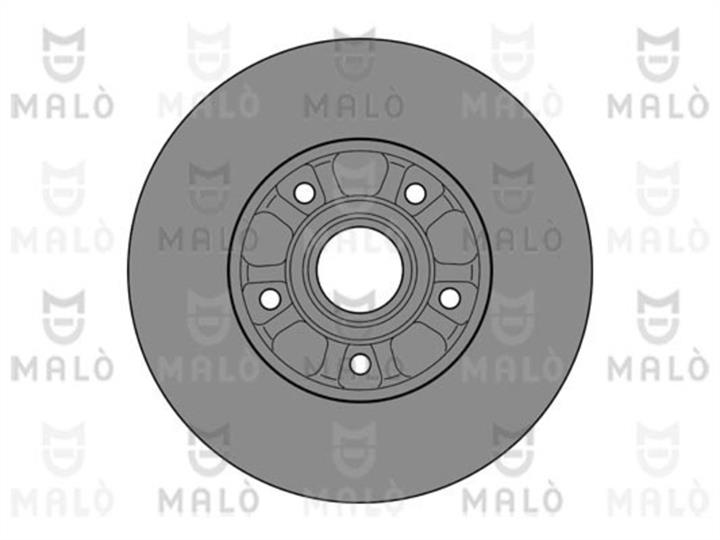 Malo 1110489 Тормозной диск задний невентилируемый 1110489: Отличная цена - Купить в Польше на 2407.PL!