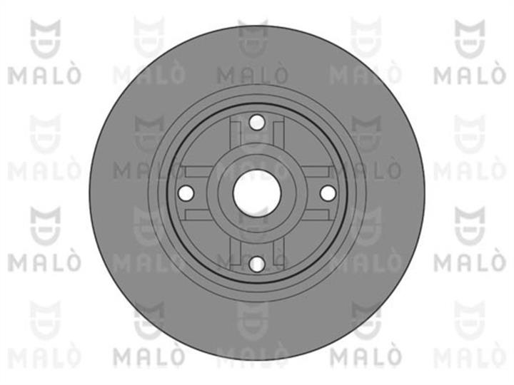 Malo 1110476 Тормозной диск задний невентилируемый 1110476: Отличная цена - Купить в Польше на 2407.PL!