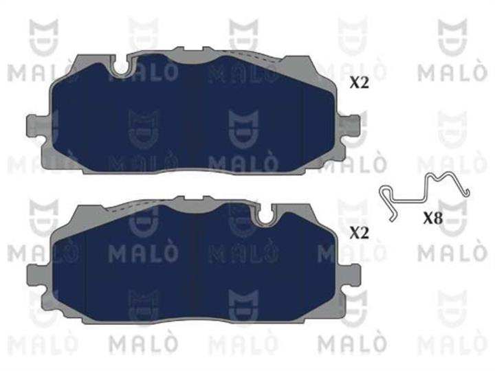 Malo 1051188 Brake Pad Set, disc brake 1051188: Buy near me in Poland at 2407.PL - Good price!