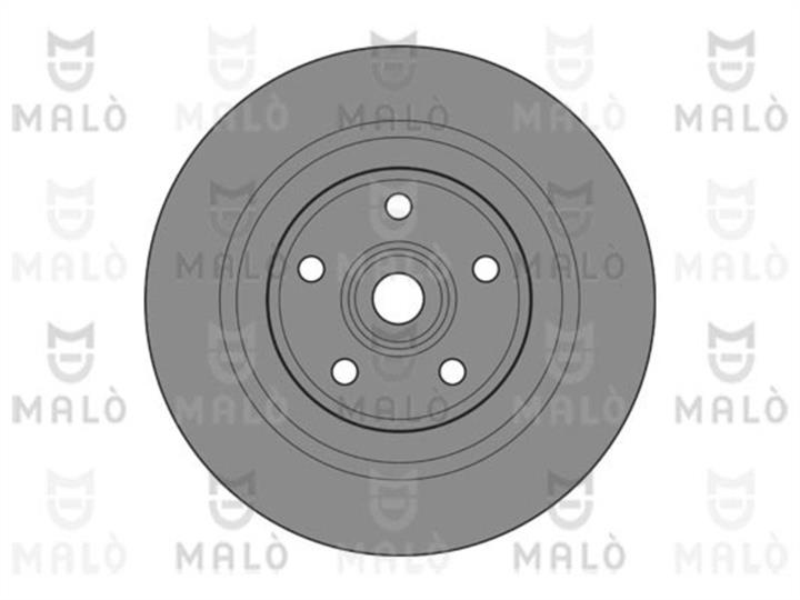 Malo 1110474 Rear brake disc, non-ventilated 1110474: Buy near me in Poland at 2407.PL - Good price!