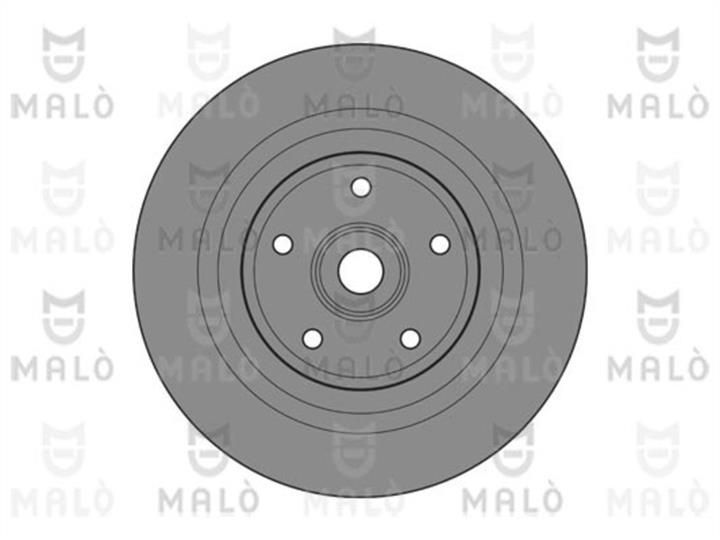 Malo 1110473 Rear brake disc, non-ventilated 1110473: Buy near me in Poland at 2407.PL - Good price!