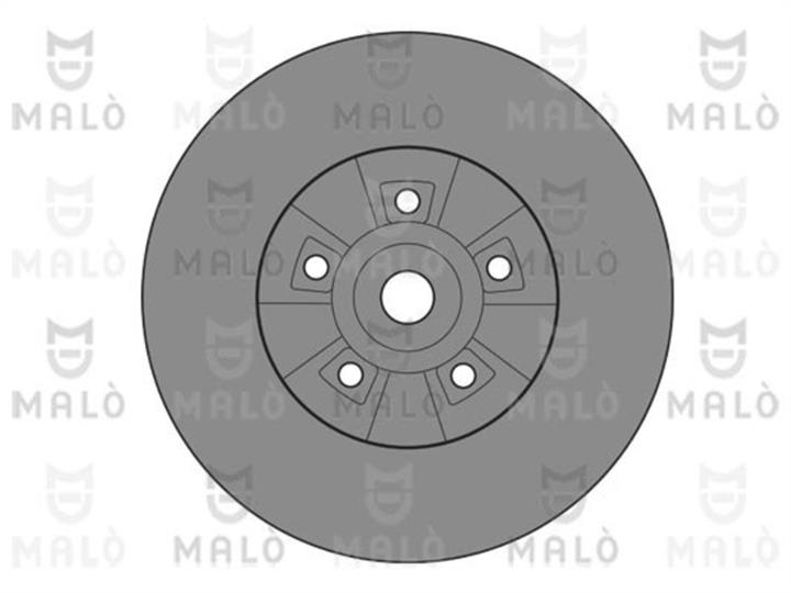 Malo 1110482 Rear brake disc, non-ventilated 1110482: Buy near me in Poland at 2407.PL - Good price!