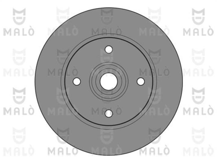 Malo 1110472 Rear brake disc, non-ventilated 1110472: Buy near me at 2407.PL in Poland at an Affordable price!