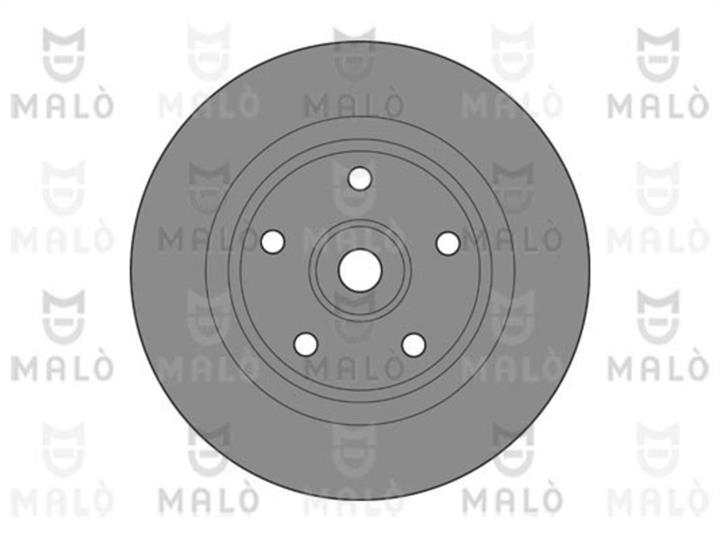 Malo 1110486 Rear brake disc, non-ventilated 1110486: Buy near me in Poland at 2407.PL - Good price!
