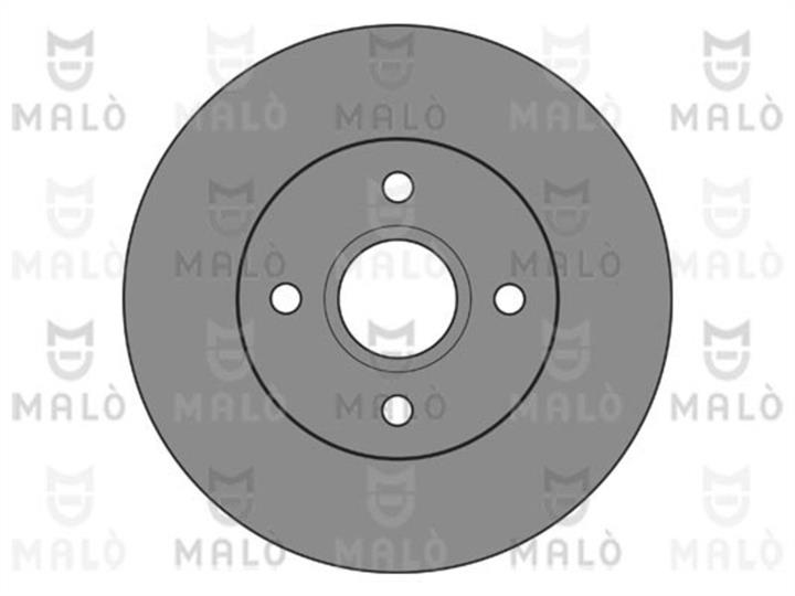 Malo 1110470 Rear brake disc, non-ventilated 1110470: Buy near me in Poland at 2407.PL - Good price!