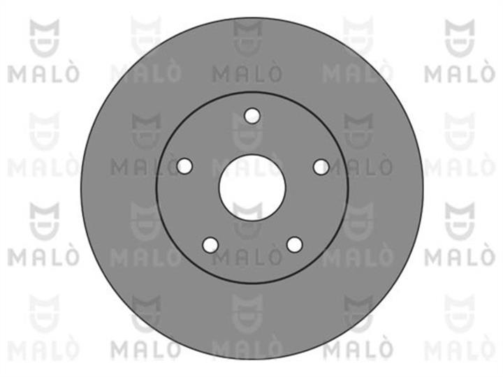 Malo 1110487 Тормозной диск задний невентилируемый 1110487: Отличная цена - Купить в Польше на 2407.PL!