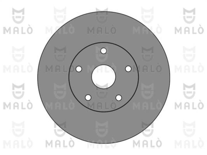 Malo 1110485 Тормозной диск задний невентилируемый 1110485: Отличная цена - Купить в Польше на 2407.PL!
