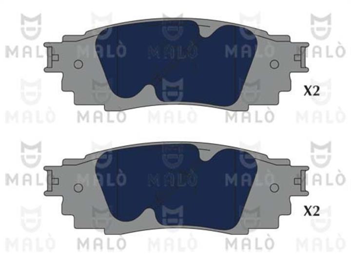 Malo 1051190 Brake Pad Set, disc brake 1051190: Buy near me in Poland at 2407.PL - Good price!