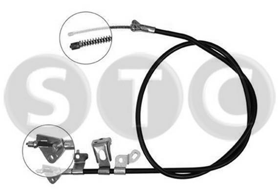 STC T483478 Parking brake cable left T483478: Buy near me in Poland at 2407.PL - Good price!