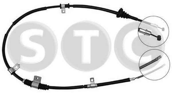 STC T481970 Parking brake cable left T481970: Buy near me in Poland at 2407.PL - Good price!