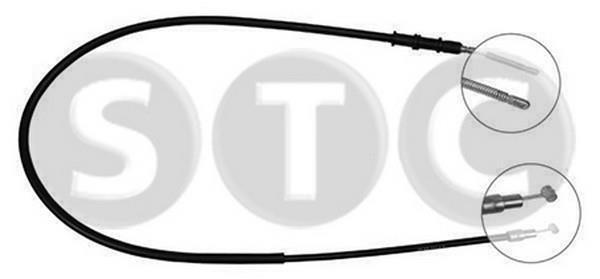 STC T483910 Parking brake cable left T483910: Buy near me at 2407.PL in Poland at an Affordable price!