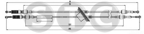 STC T481161 Привод механизма переключения передач T481161: Отличная цена - Купить в Польше на 2407.PL!