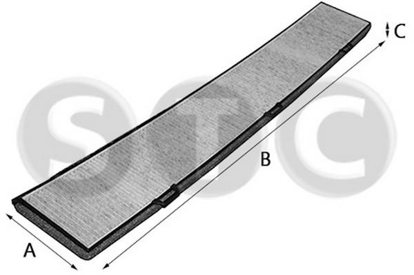 STC T420011 Filter, interior air T420011: Buy near me in Poland at 2407.PL - Good price!