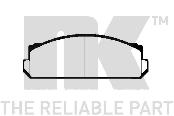 NK 229909 Гальмівні колодки, комплект 229909: Приваблива ціна - Купити у Польщі на 2407.PL!