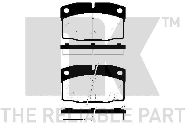 NK 229211 Brake Pad Set, disc brake 229211: Buy near me in Poland at 2407.PL - Good price!