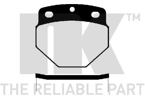 NK 224817 Brake Pad Set, disc brake 224817: Buy near me in Poland at 2407.PL - Good price!
