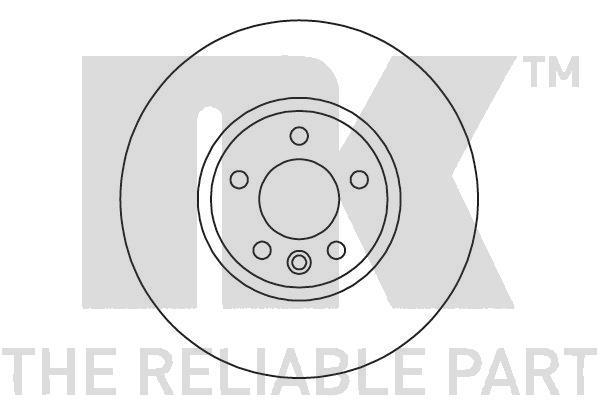 NK 2047142 Front brake disc ventilated 2047142: Buy near me in Poland at 2407.PL - Good price!