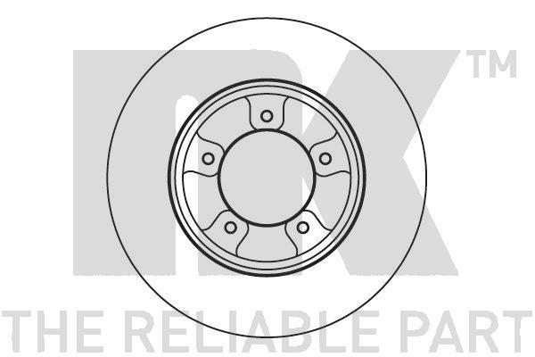 NK 204561 Front brake disc ventilated 204561: Buy near me in Poland at 2407.PL - Good price!