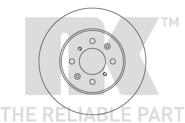 NK 202614 Front brake disc ventilated 202614: Buy near me in Poland at 2407.PL - Good price!