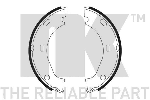 NK 2741240 Parking brake shoes 2741240: Buy near me at 2407.PL in Poland at an Affordable price!