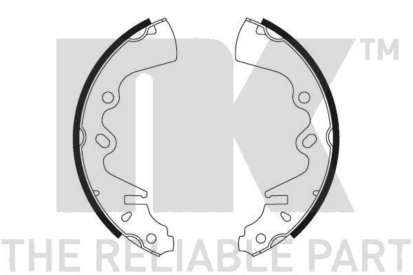 NK 2732288 Parking brake shoes 2732288: Buy near me in Poland at 2407.PL - Good price!