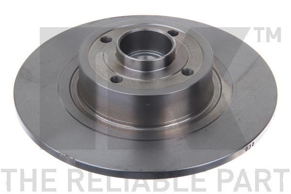 NK 203965 Rear brake disc, non-ventilated 203965: Buy near me in Poland at 2407.PL - Good price!