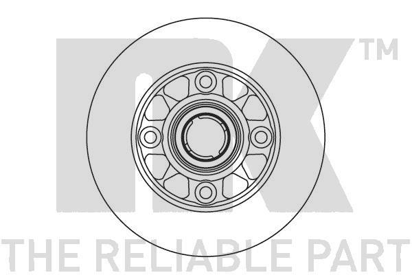 NK 203214 Tarcza hamulcowa 203214: Dobra cena w Polsce na 2407.PL - Kup Teraz!