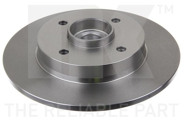 NK 201952 Rear brake disc, non-ventilated 201952: Buy near me in Poland at 2407.PL - Good price!