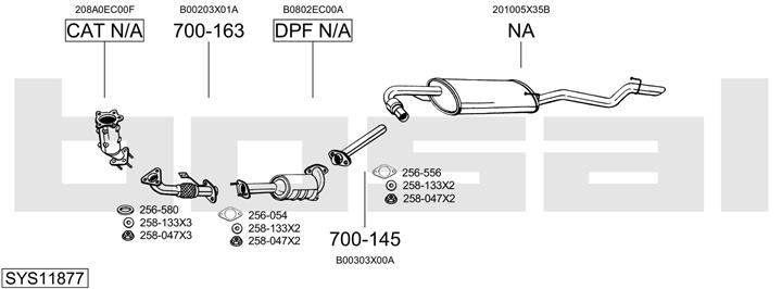 Full exhaust system for Nissan Navara in Poland – 2407.PL