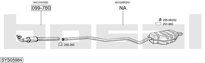 Bosal SYS05984 Abgasanlage SYS05984: Kaufen Sie zu einem guten Preis in Polen bei 2407.PL!