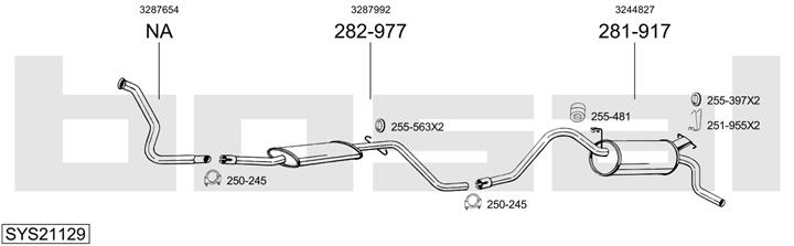 Bosal SYS21129 Tłumik SYS21129: Dobra cena w Polsce na 2407.PL - Kup Teraz!