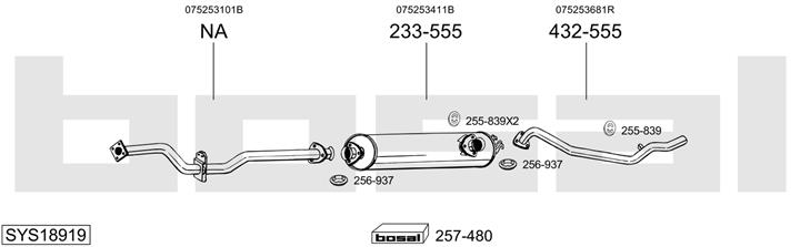 Bosal SYS18919 Глушитель SYS18919: Купить в Польше - Отличная цена на 2407.PL!