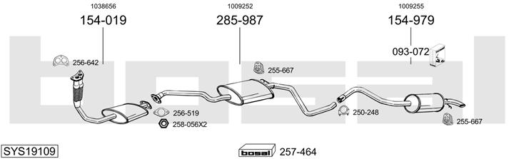 Bosal SYS19109 Tłumik SYS19109: Dobra cena w Polsce na 2407.PL - Kup Teraz!