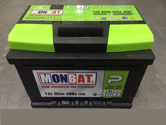 Monbat 555019048SMF Аккумулятор Monbat Premium 12В 55Ач 480А(EN) R+ 555019048SMF: Отличная цена - Купить в Польше на 2407.PL!