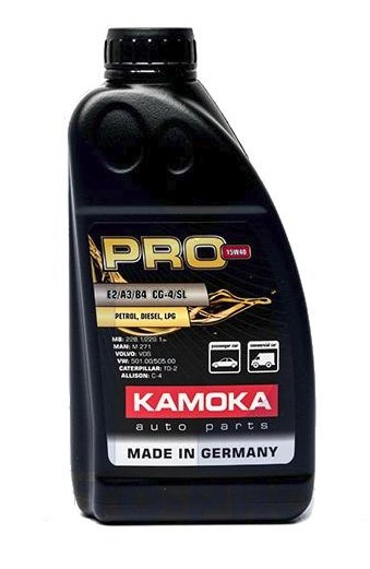 Kamoka L001015401 Olej silnikowy Kamoka 15W-40, 1 l L001015401: Dobra cena w Polsce na 2407.PL - Kup Teraz!
