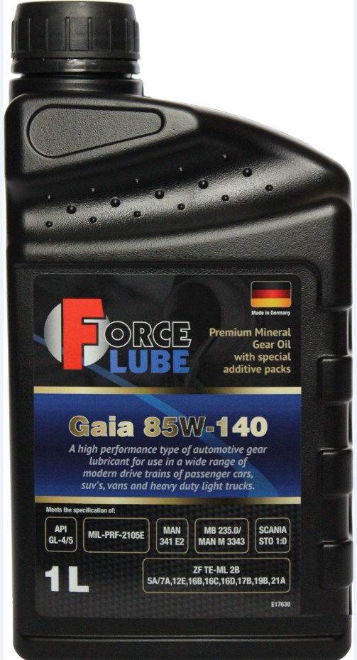 Force lube 163160103 Olej przekładniowy Force lube Gaia 85W-140, 1 l 163160103: Dobra cena w Polsce na 2407.PL - Kup Teraz!