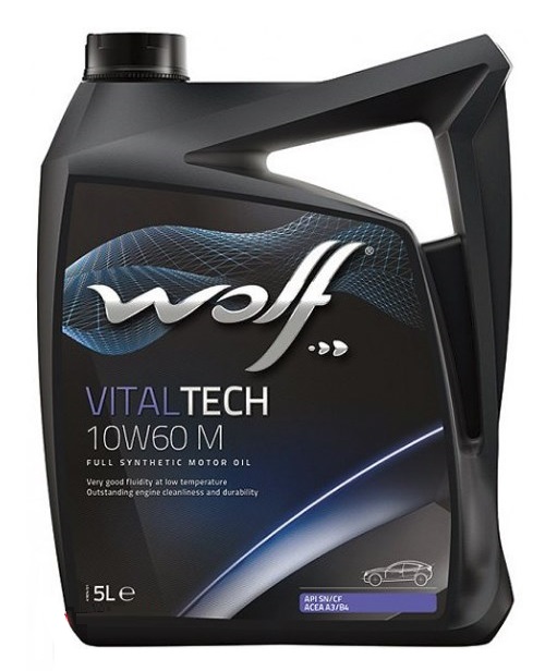 Wolf 8335808 Моторное масло Wolf VitalTech M 10W-60, 5л 8335808: Отличная цена - Купить в Польше на 2407.PL!