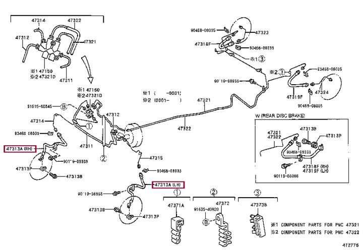 Toyota 90947-02C31 Bremsschlauch 9094702C31: Kaufen Sie zu einem guten Preis in Polen bei 2407.PL!