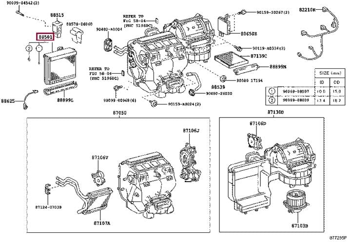 Toyota 88501-33190 Klimaverdampfer 8850133190: Kaufen Sie zu einem guten Preis in Polen bei 2407.PL!