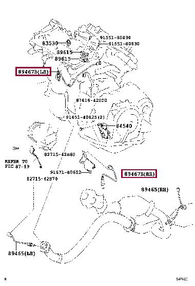 Toyota 89467-42060 Датчик кислородный / Лямбда-зонд 8946742060: Отличная цена - Купить в Польше на 2407.PL!